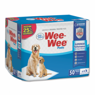 Four Paws Wee-Wee Superior Performance (Original 24HR) · envase de 50 empapadores