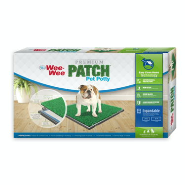 Four Paws Wee-Wee Premium Patch Pet Potty · caja, vista frontal