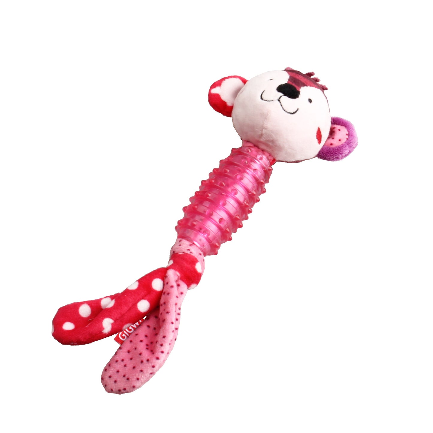 GiGwi | Juguete para perros Suppa Puppa mono sonido en el interior felpa/TPR — S size