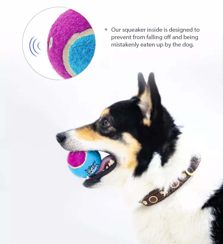 Gigwi Ball Originals | Pelotas de tenis para perros, pack de 3 — foto oficial GiGwi