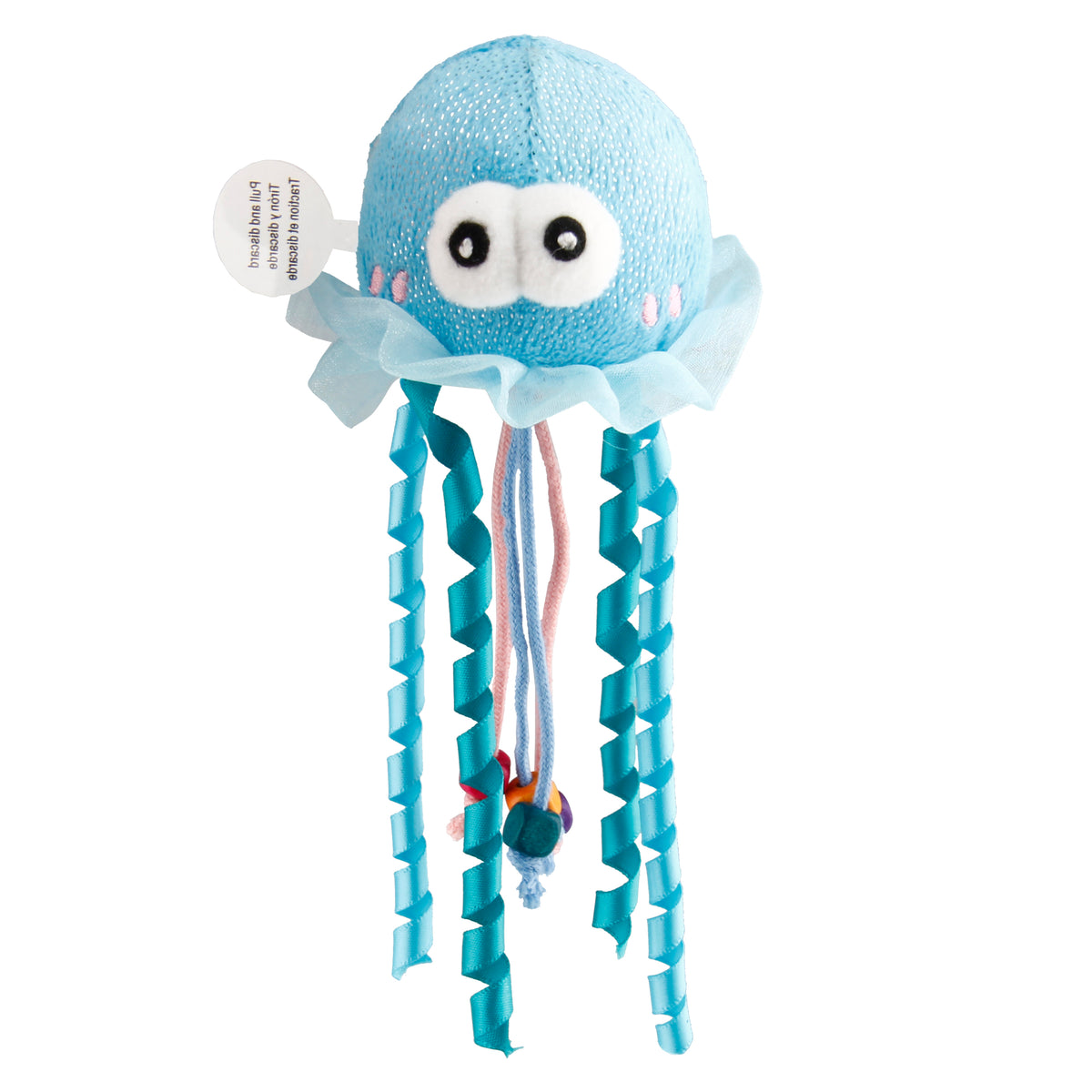 Gigwi | Juguete para gatos Medusa "Shining Friends" con luz LED activada y catnip en el interior — foto oficial GiGwi