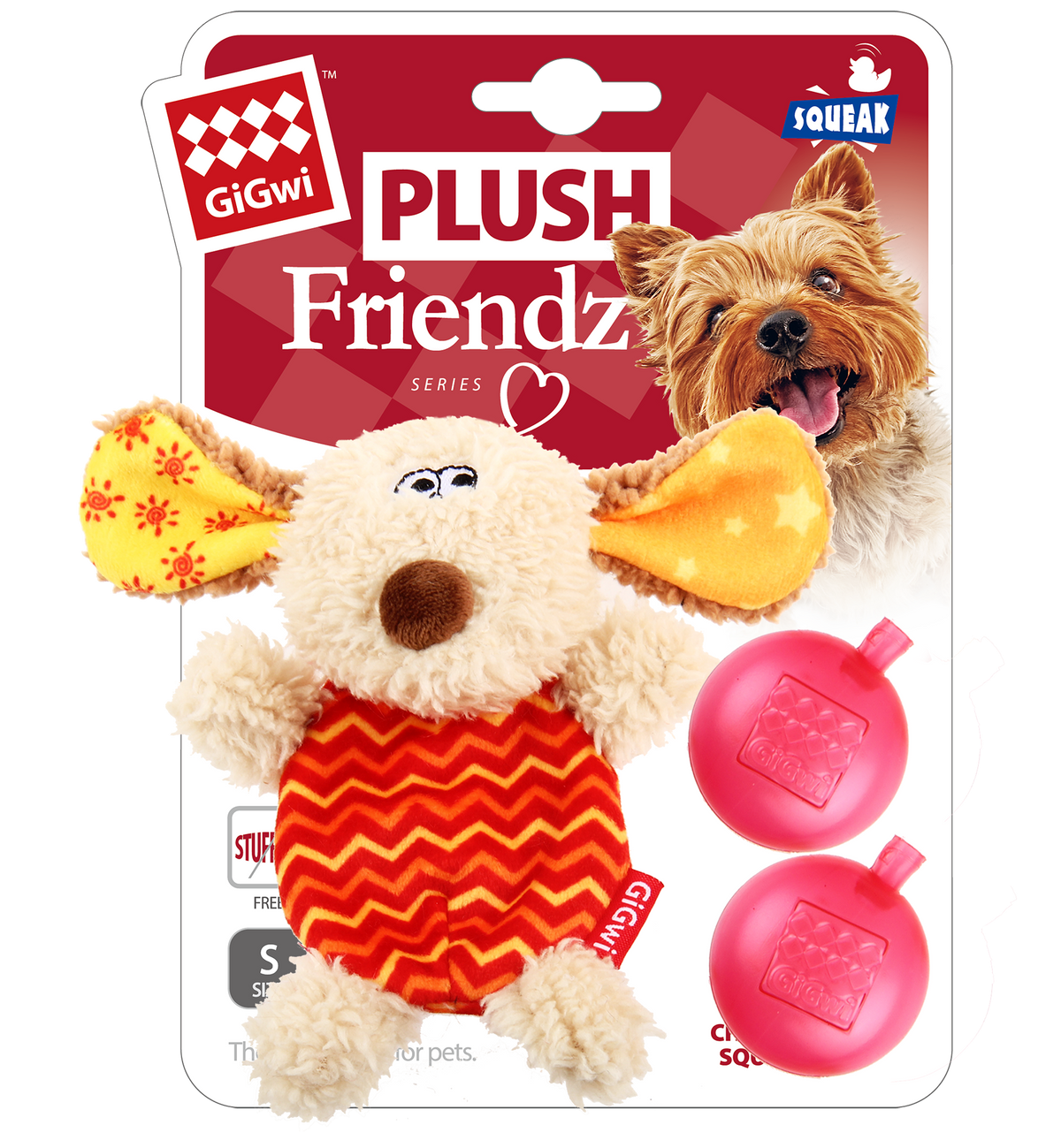 Gigwi | Juguete para perros felpa FRIENDZ PERRO — foto oficial GiGwi