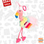 Gigwi | Juguete para gatos Finger ring pájaro rosado y azul con papel arrugado y campana dentro — foto oficial GiGwi