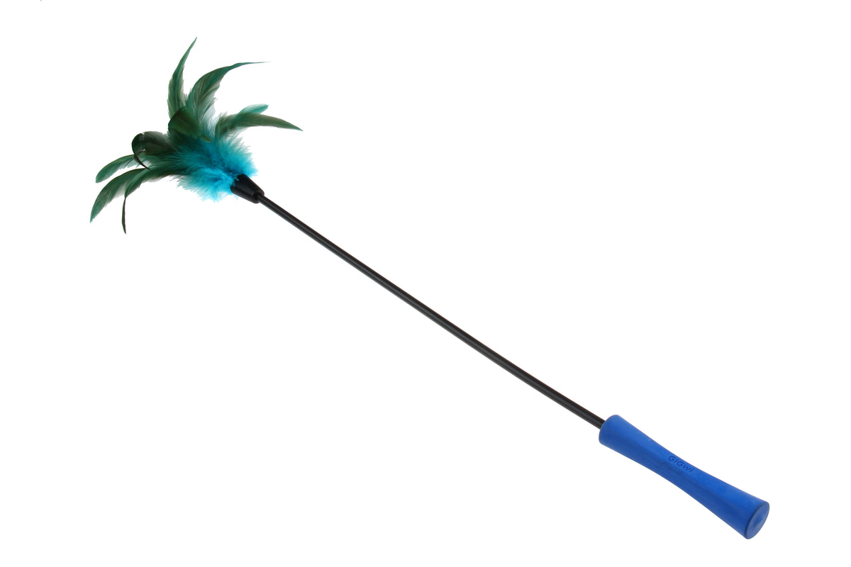 Gigwi | Juguete para gatos varilla con plumas VARILLA COLA FELPA TPR N — foto oficial GiGwi