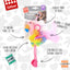 Gigwi | Juguete para gatos Finger ring pájaro rosado y azul con papel arrugado y campana dentro — foto oficial GiGwi