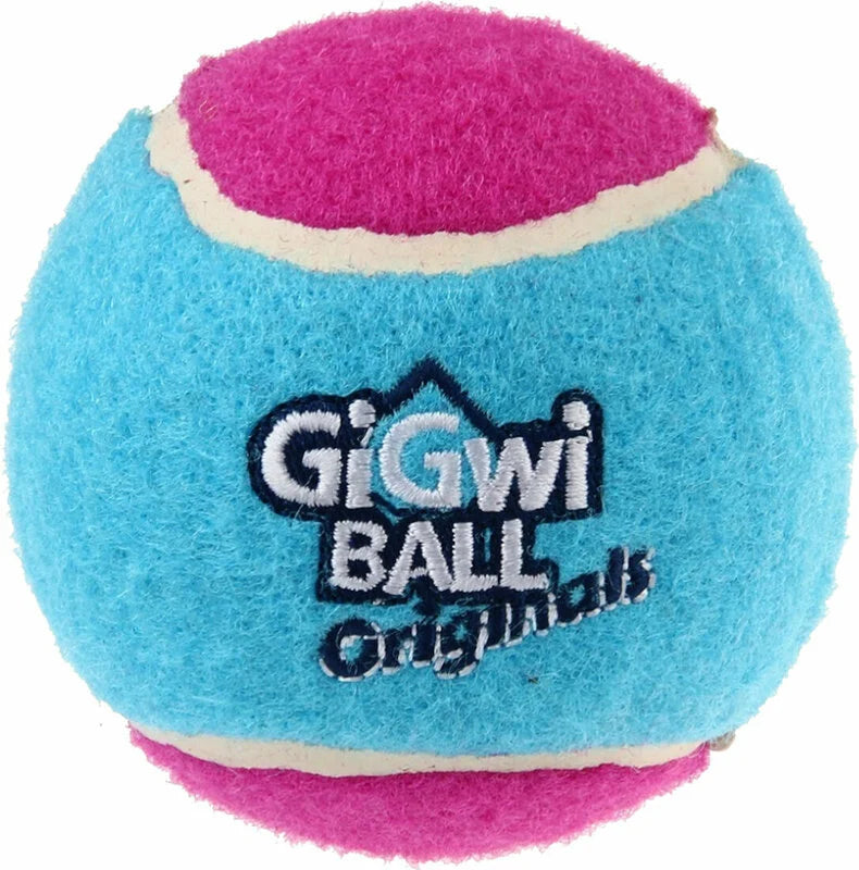 Gigwi Ball Originals | Pelotas de tenis para perros, pack de 3 — foto oficial GiGwi