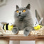 Gigwi | Juguete para gatos Abeja 'Melody Chaser' con sonido que se activa con el movimiento — foto oficial GiGwi