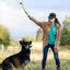 Gigwi | Juguete para perros Lanzador + 1 pelota de tenis — foto oficial GiGwi