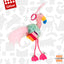 Gigwi | Juguete para gatos Finger ring pájaro rosado y azul con papel arrugado y campana dentro — foto oficial GiGwi