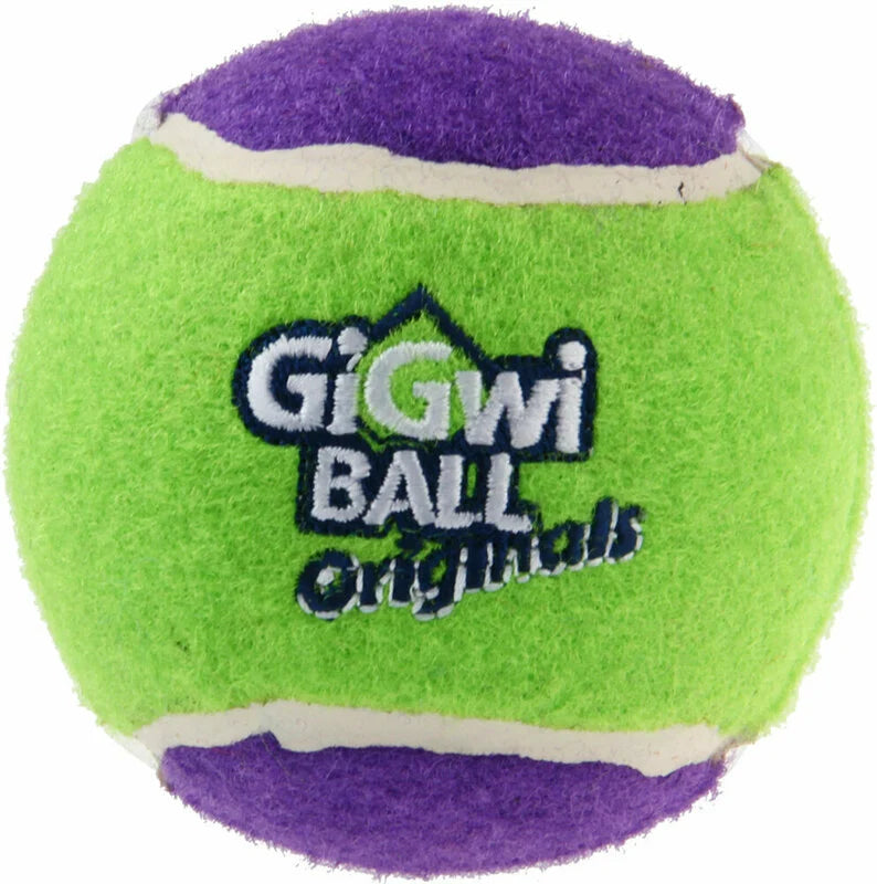 Gigwi Ball Originals | Pelotas de tenis para perros, pack de 3 — foto oficial GiGwi