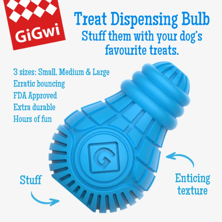 Gigwi Bulb | Dispensador de premios para perros — foto oficial GiGwi