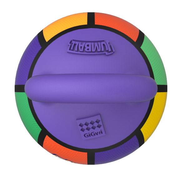 Gigwi Jumball | Pelota de básquet con asa para perros — foto oficial GiGwi