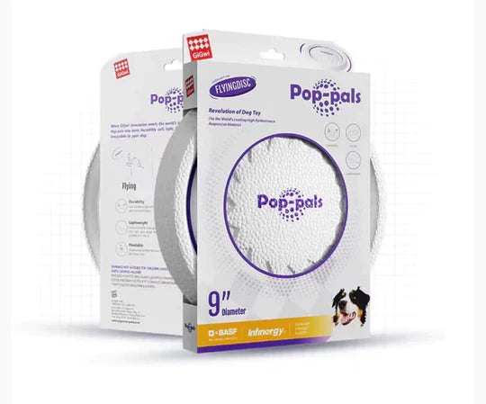 Gigwi | Juguete para perros Pop Pals resistente disco volador — foto oficial GiGwi
