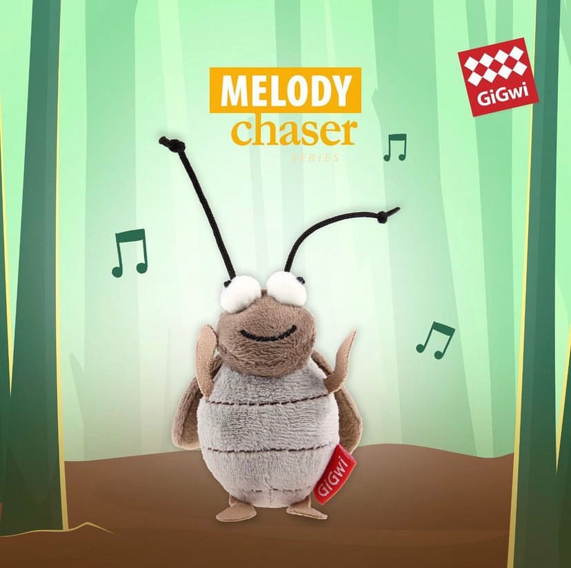 Gigwi | Juguete para gatos Melody Chaser Grillo — foto oficial GiGwi