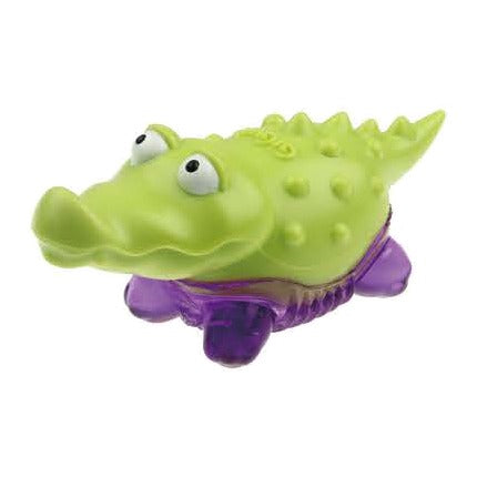 Gigwi | Juguete para perros Juguete cachorro 'Suppa Puppa' Cocodrilo verde/morado