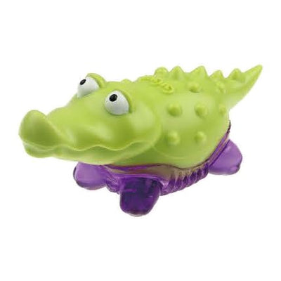 Gigwi | Juguete para perros Juguete cachorro 'Suppa Puppa' Cocodrilo verde/morado