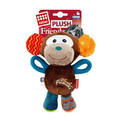 Gigwi | Juguete para perros mono 'felpa Friendz' con sonido