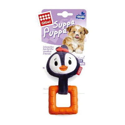 Gigwi | Juguete para perros Suppa Puppa pingüino sonido en el interior felpa/TPR