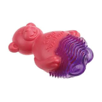 Gigwi Suppa Puppa | Juguete oso para cachorros – rosado y morado