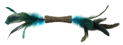 GiGwi | Juguete para gatos Catnip 'Johnny Stick' con dos lados de pluma natural — imagen oficial adicional