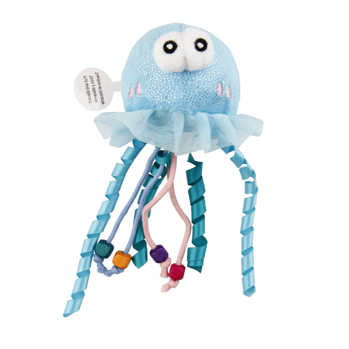 GiGwi | Juguete para gatos Medusa "Shinning Friends" con luz LED activada y catnip en el interior — imagen oficial adicional