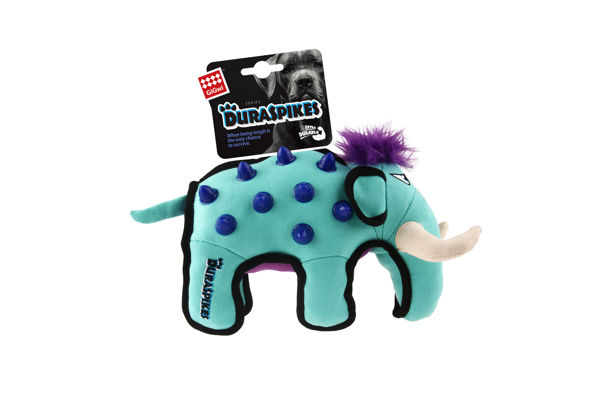 GiGwi | Juguete para perros DURASPIKES extra resistente elefante/celeste — imagen oficial principal