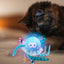 Gigwi | Juguete para gatos Medusa "Shining Friends" con luz LED activada y catnip en el interior
