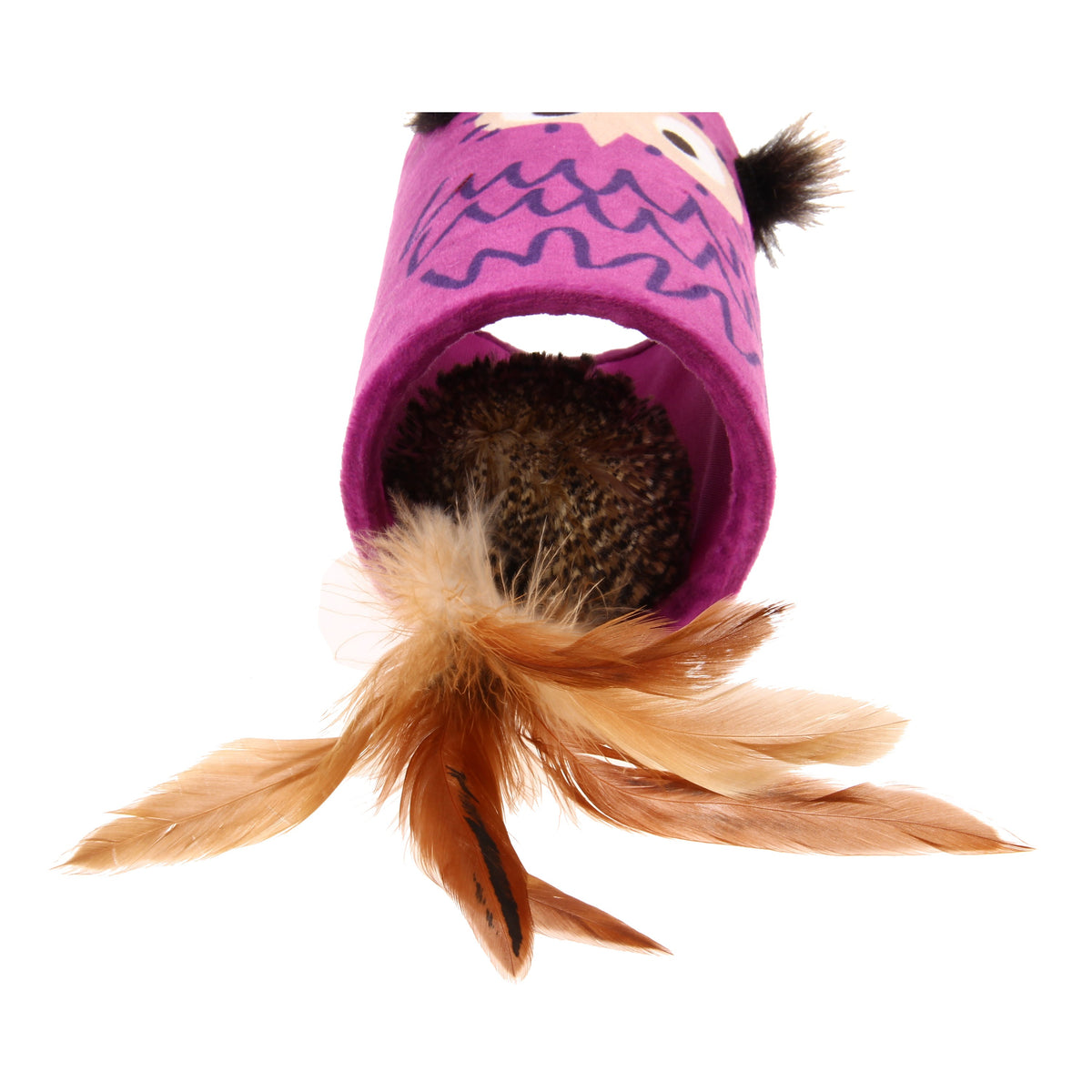 Gigwi | Juguete para gatos MELODY CHASER tubular/pluma búho