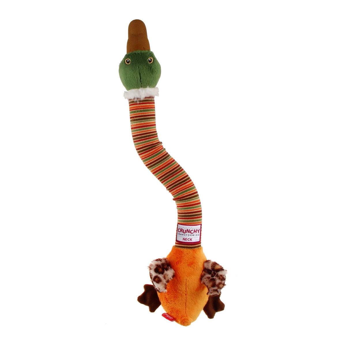 Gigwi | Juguete para perros Crunchy Neck 'felpa Friendz' Pato S con sonido