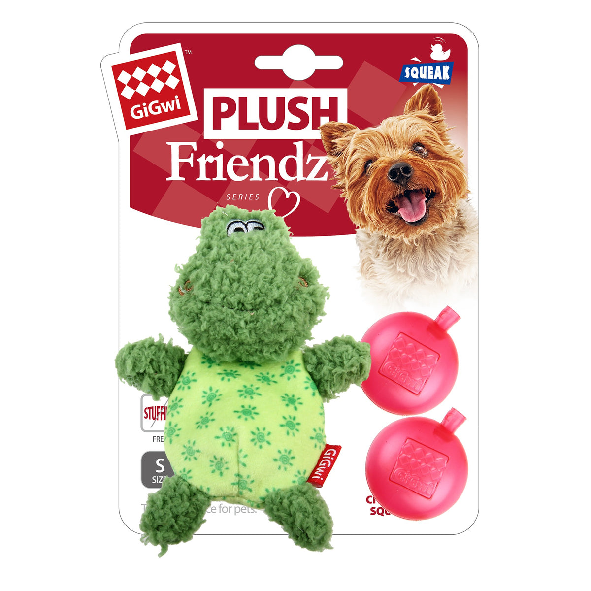 Gigwi | Juguete para perros felpa FRIENDZ RANA