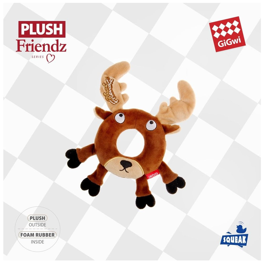 Gigwi | Juguete para perros felpa FRIENDZ VENADO DONA