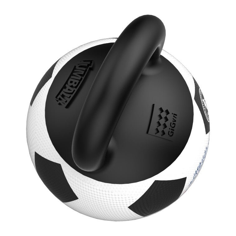 Gigwi | Juguete para perros 'Jumball' Pelota de fútbol con mango de goma