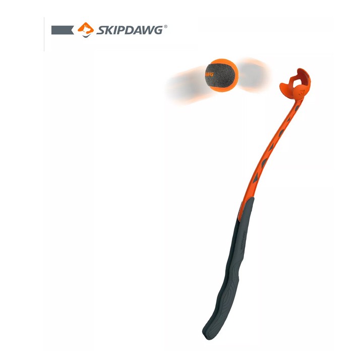 Gigwi | Juguete para perros Lanzador + 1 pelota de tenis