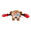Gigwi | Juguete para perros Rock Zoo King Boxer mono con sonido