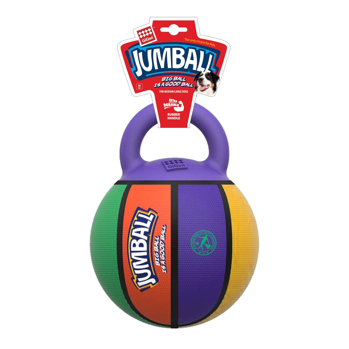 Gigwi Jumball | Pelota de básquet con asa para perros