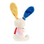 Gigwi Plush Friendz | Juguete conejo de felpa con sonido y aro de TPR para perros
