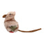 Gigwi Refillable Catnip | Ratón con 3 bolsitas de recambio para gatos
