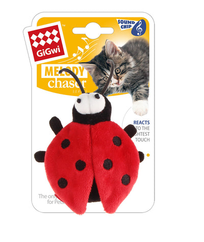 GiGwi Melody Chaser | Juguete Chini con sonido activado para gatos — Unidad