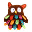 GiGwi Plush Friendz | Juguete búho de felpa con sonido para perros — Unidad