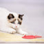 GiGwi Roll-Tailed | Ratón recargable con catnip para gatos — rojo — vista adicional