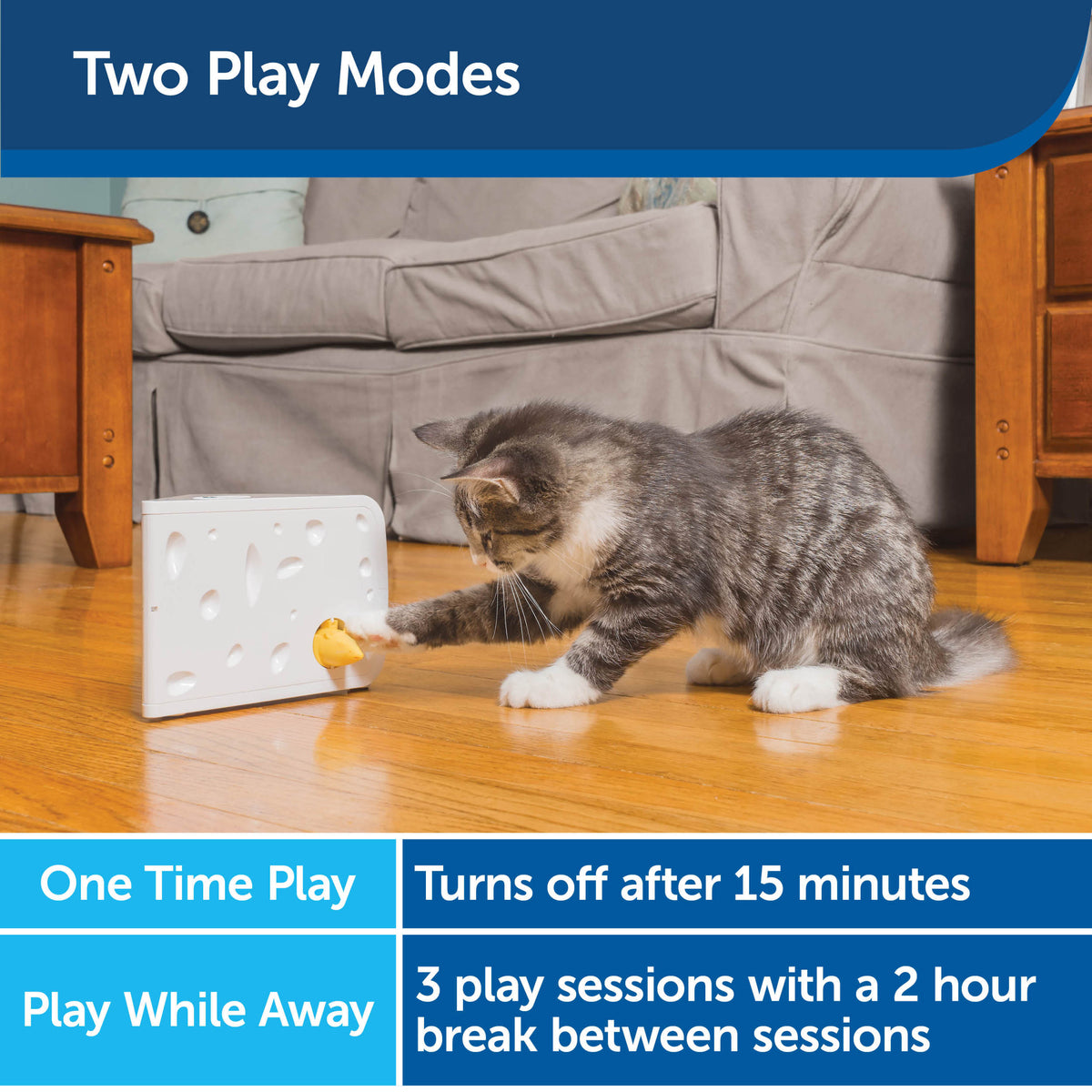 Cheese Automatic Cat Toy