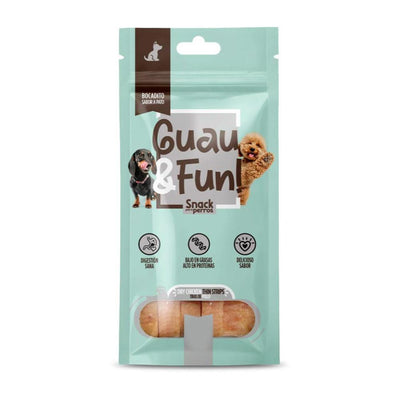Guau & Fun Chicken Thin Strips, tiras de pollo para perros