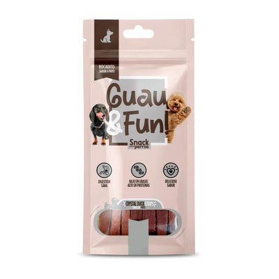 Guau & Fun Crystal Duck Strips, tiras de pato para perros