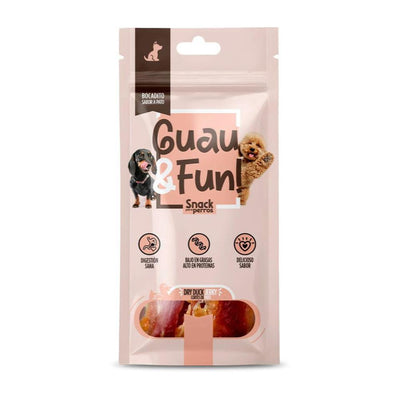 Guau & Fun Dry Duck Jerky, cortes de pato para perros