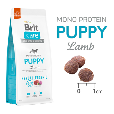 Brit Care Dog Hypoallergenic Puppy — envase oficial referencial