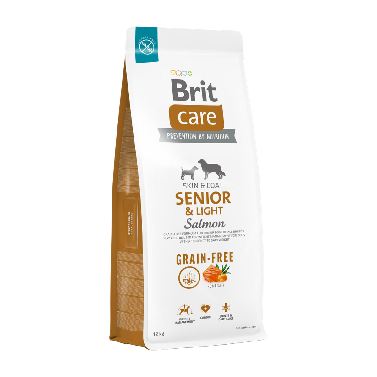 Brit Care Dog Grain-free Senior & Light — envase oficial referencial