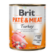 Brit Paté & Meat Turkey — envase oficial referencial
