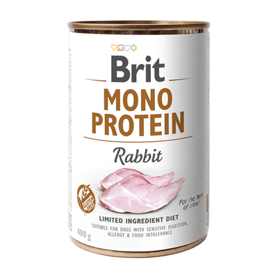 Brit Mono Protein Rabbit — envase oficial referencial