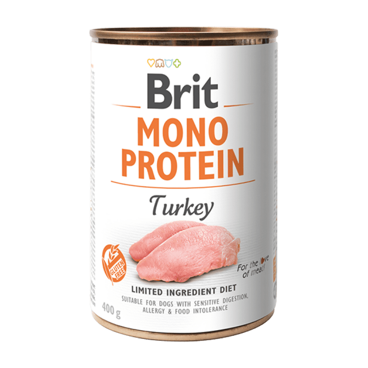 Brit Mono Protein Turkey — envase oficial referencial