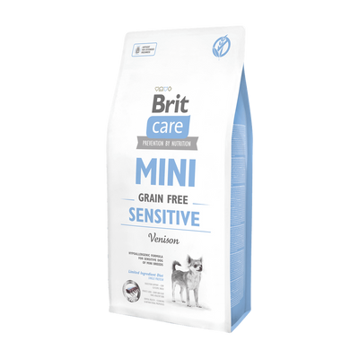 Brit Care Mini Grain Free Sensitive — envase oficial referencial